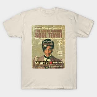 POSTER TOUR - SOUL TRAIN THE SOUTH LONDON 62 T-Shirt